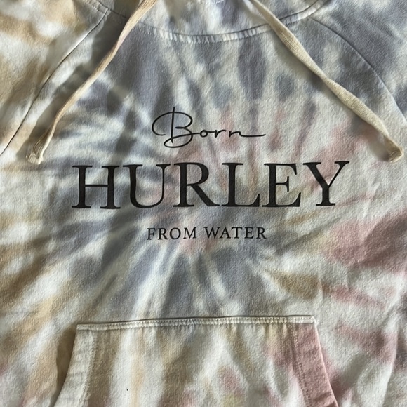 Born Hurley From Water Neutral Tie Dye Hoodie Size Small - Picture 4 of 8